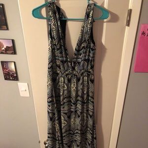 Patterned maxi dress